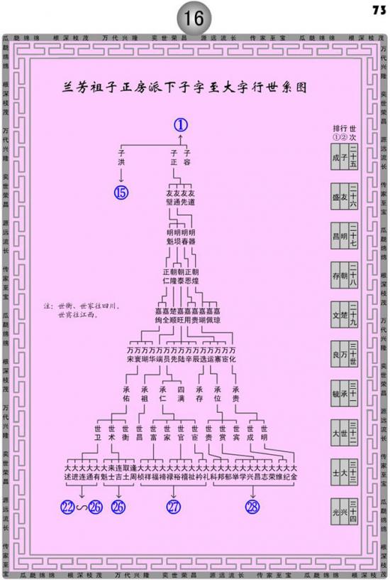 湖南桂东朱氏族谱世系图图片