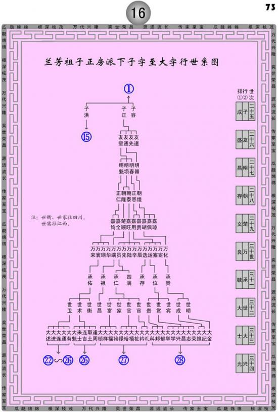 苏氏家谱大全辈分图